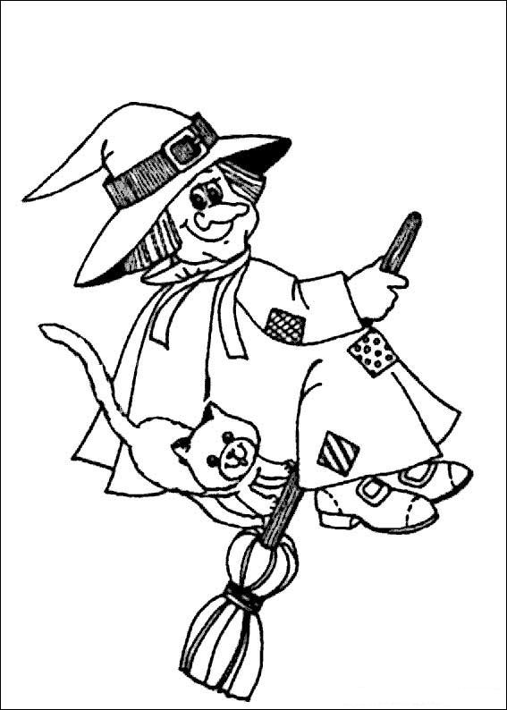 Plansa de colorat cu Halloween 141 48